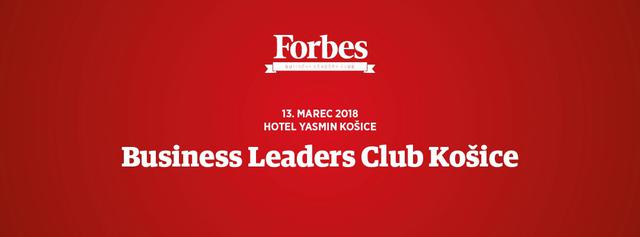 Business Leaders Club Košice - podujatie na tickpo-sk