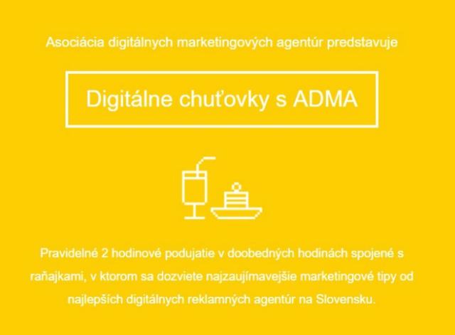 Digitalne chuťovky s ADMA - podujatie na tickpo-sk