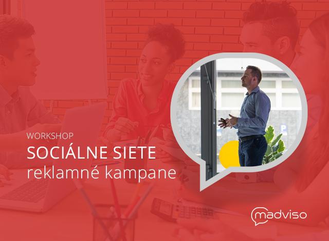 Workshop - Sociálne siete - Reklamné kampane - podujatie na tickpo-sk