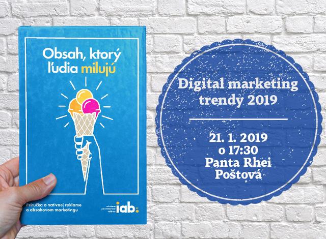 Digital marketing trendy 2019 - podujatie na tickpo-sk