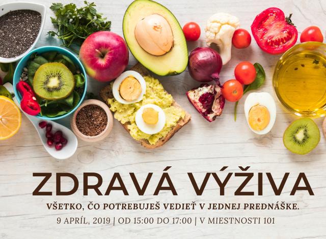 Zdravá výživa - čo je podstatné vedieť? - podujatie na tickpo-sk