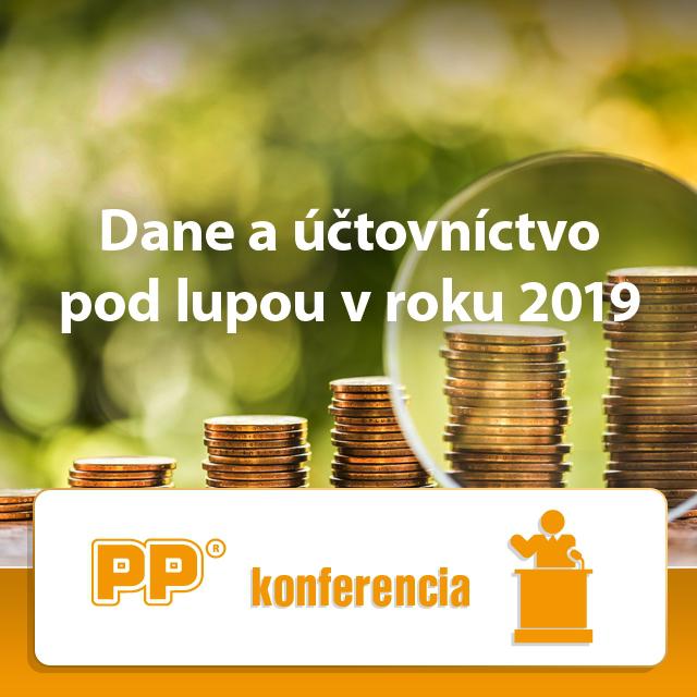 Dane a účtovníctvo pod lupou v roku 2019 - podujatie na tickpo-sk