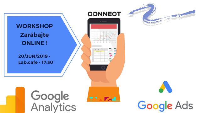 Google Ads a Google Analytics - Zarábajte ONLINE! - podujatie na tickpo-sk