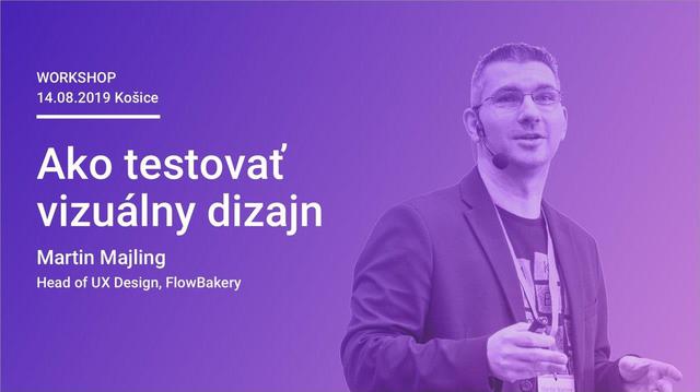 Ako testovať vizuálny dizajn (UI) Workshop - podujatie na tickpo-sk
