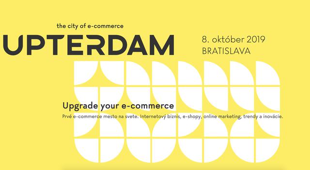 E-commerce konferencia UPTERDAM 2019 - podujatie na tickpo-sk