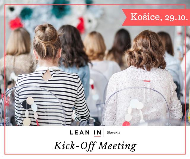 Lean In Kick-Off Meeting KOŠICE - podujatie na tickpo-sk