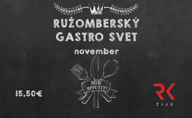Ružomberský gastro svet - podujatie na tickpo-sk