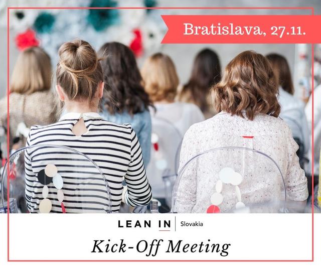 Lean In Kick-Off Meeting BRATISLAVA - podujatie na tickpo-sk