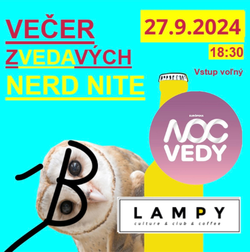 Večer zVEDAvých NERD NITE 27.9 - podujatie na tickpo-sk