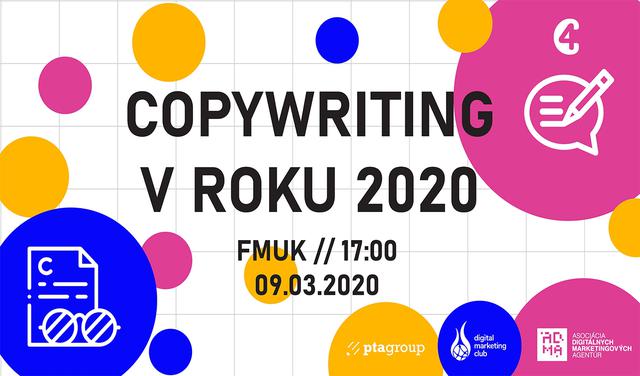 Copywriting v roku 2020 - podujatie na tickpo-sk