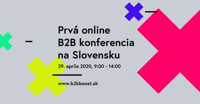 Livestream konferencia B2B Boost - podujatie na tickpo-sk