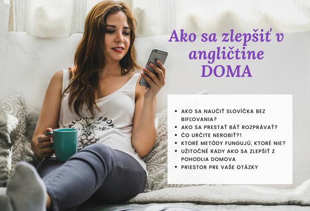 Ako sa zlepšiť v angličtine DOMA! - podujatie na tickpo-sk