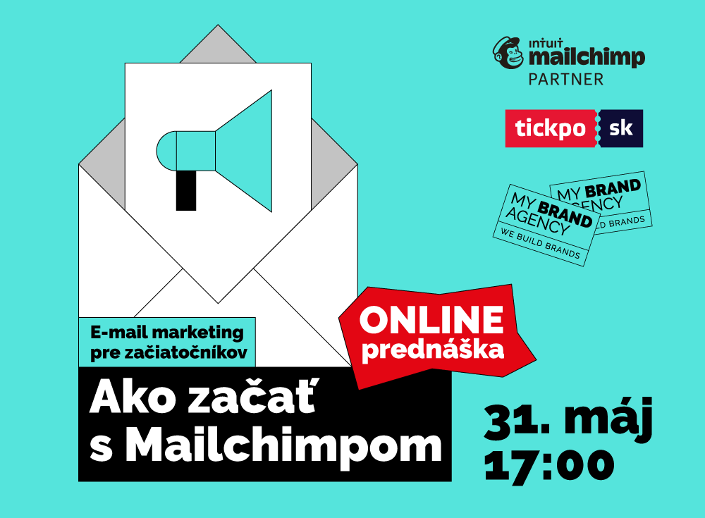 E-mail marketing pre začiatočníkov: Ako začať s Mailchimpom? - podujatie na tickpo-sk