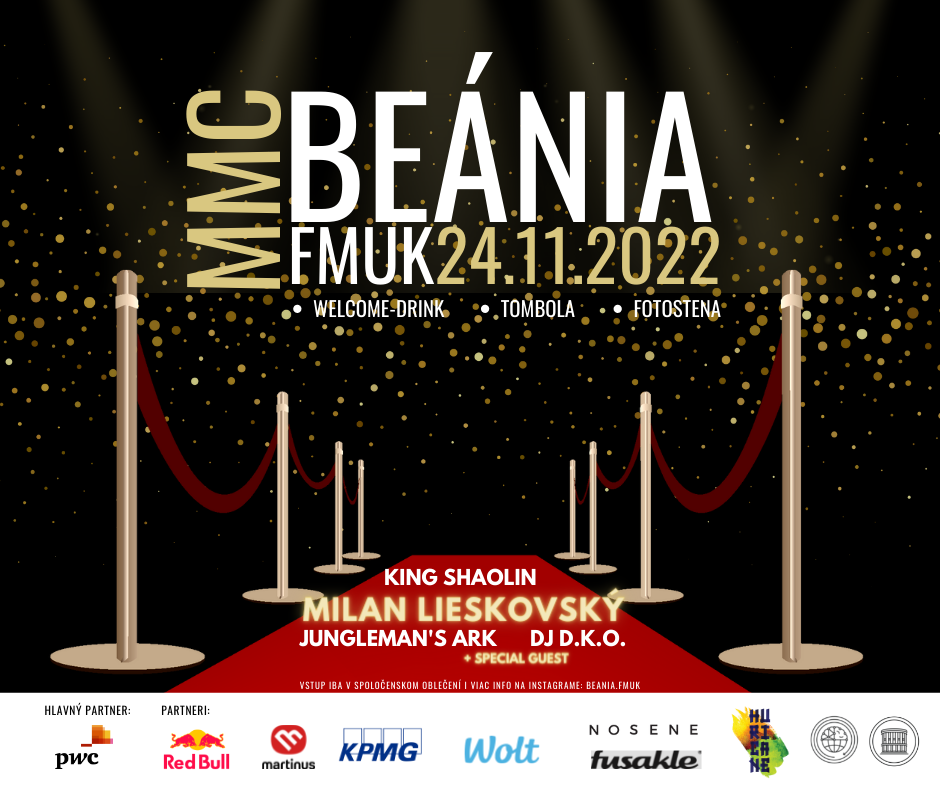 Beánia FMUK 2022 - podujatie na tickpo-sk