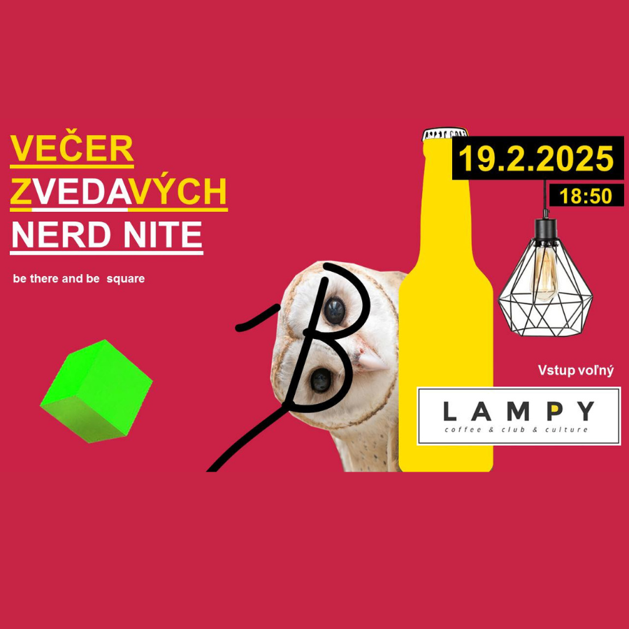 Večer zvedavých NERD NITE - podujatie na tickpo-sk