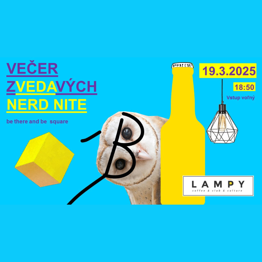 Večer zvedavých NERD NITE - podujatie na tickpo-sk
