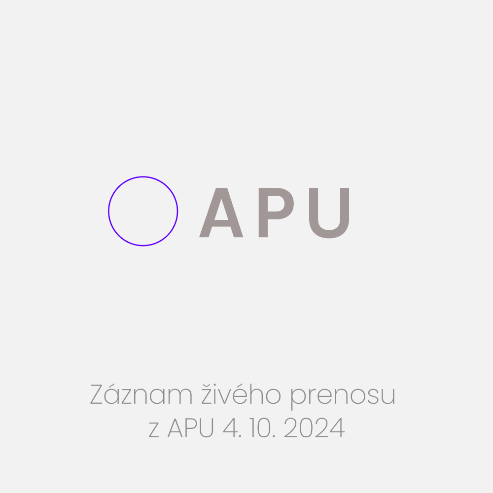 APU 4.10. (Záznam) - podujatie na tickpo-sk