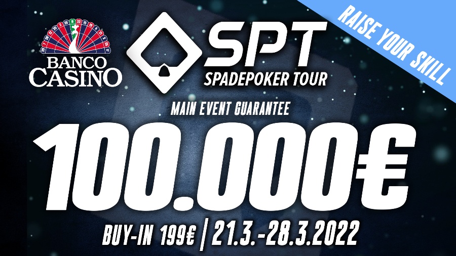 Spade Poker Tour v Banco Casino - podujatie na tickpo-sk