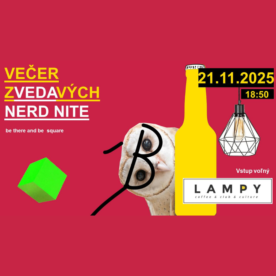 Večer zVEDAvých NERD NITE - podujatie na tickpo-sk