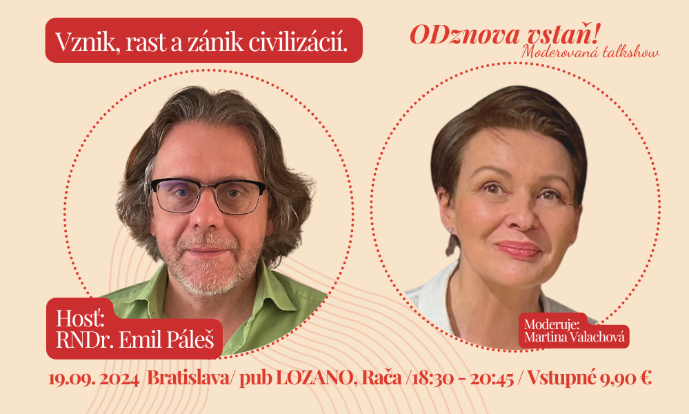 Smerujeme k zániku civilizácie? Ak áno, aké sú riešenia? RNDr. Emil Páleš - podujatie na tickpo-sk