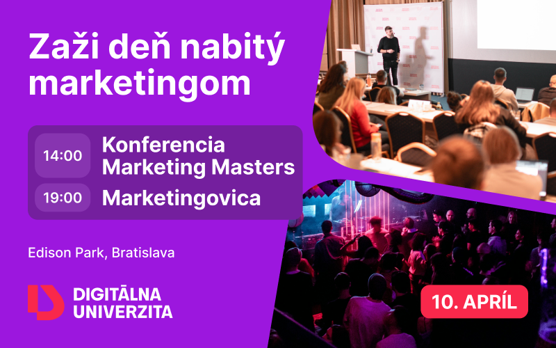 Konferencia a Marketingovica - podujatie na tickpo-sk