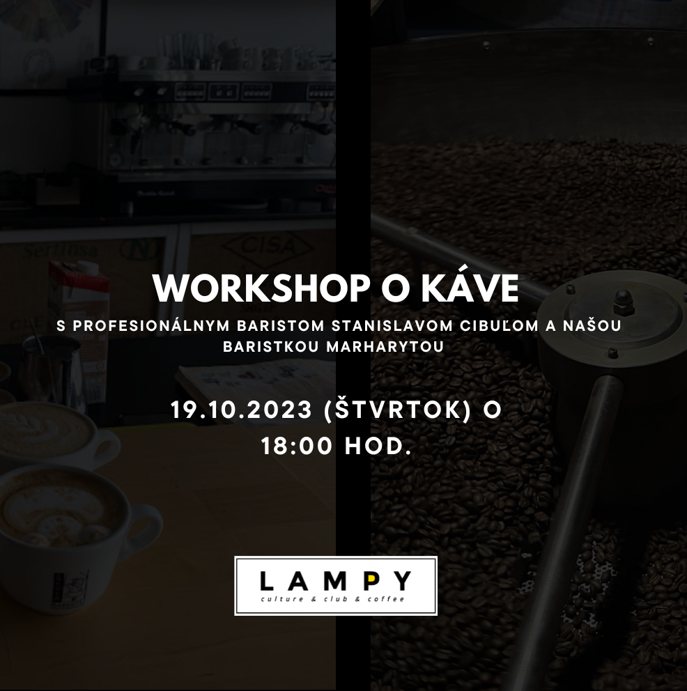 Workshop o káve - podujatie na tickpo-sk